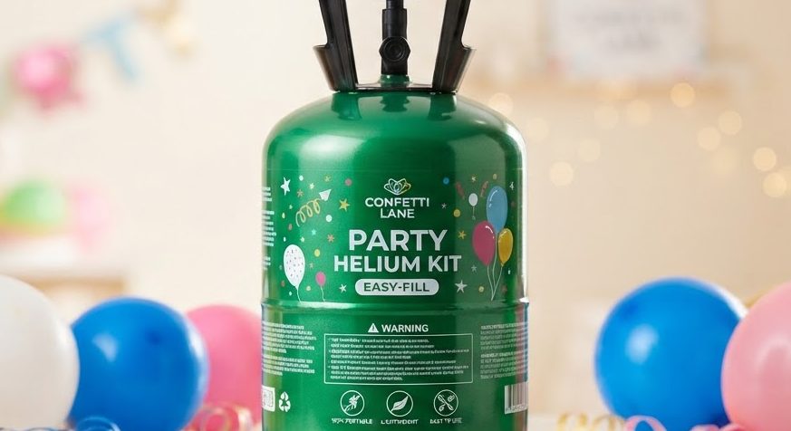 Helium Tank — Standard Size — detail view