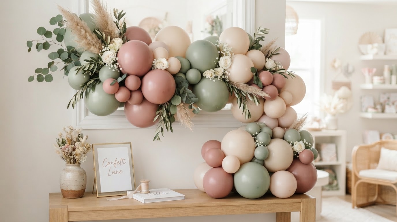 Macaron Matte Balloons Set — Latex Balloons
