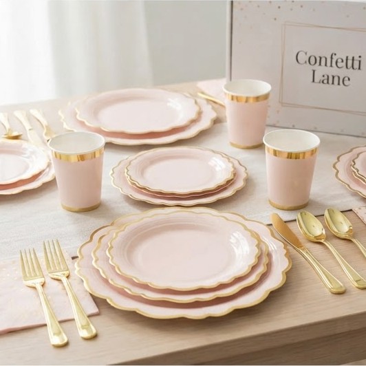 Party Tableware Set for 12 — Serves 12